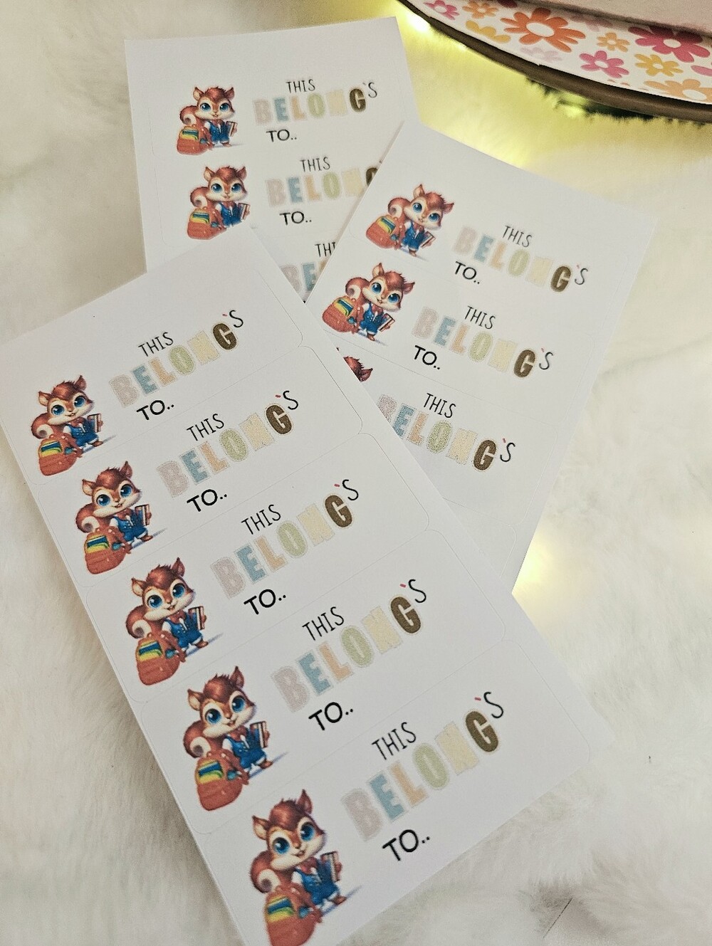 60 ct Back To School Or Daycare  Stickers